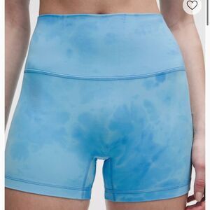 NWT 8 Align 4” No Line High-Rise Yoga Biker Short Lululemon Smoothie Blueberry